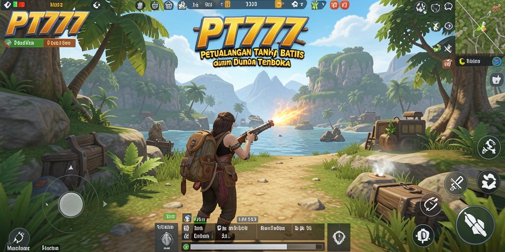 Gameplay PT777 menampilkan petualangan seru di dunia terbuka.