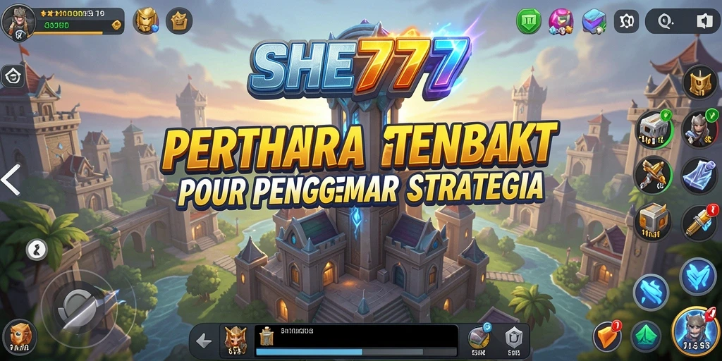 Gambaran gameplay mendebarkan dalam <strong>SHE777</strong> saat mempertahankan menara dari serangan musuh.