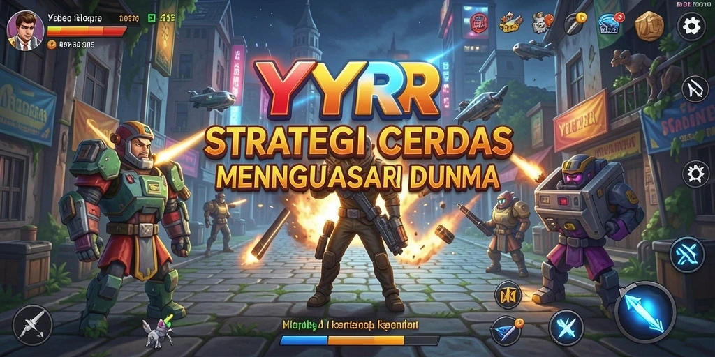Tampilan gameplay YYRR yang menarik dengan pertempuran strategis.
