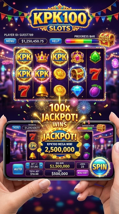 Tampilan utama aplikasi kpk100 dengan berbagai pilihan aplikasi.